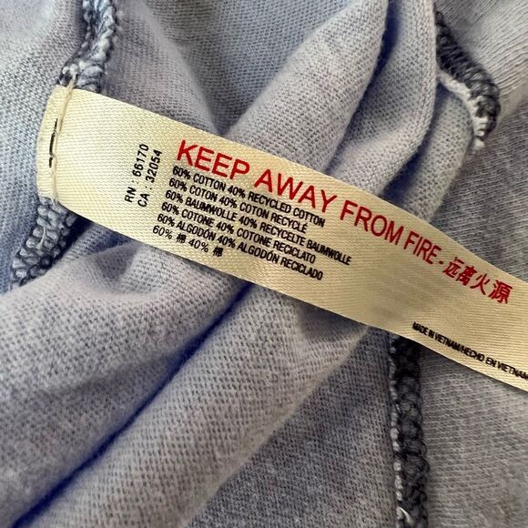 Free People Shes Everything oversized top in Corsican sea size S - Picture 8 of 9